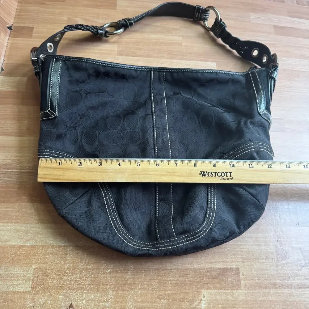 vintage Coach Soho Signature Hobo Bag